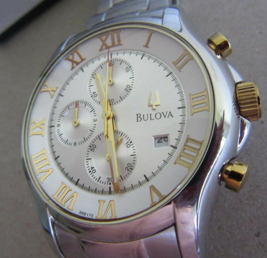 Vintage Bulova Quartz Chronograph Wrist Watch 48170 Buy Online
